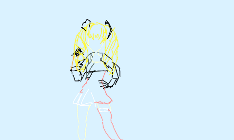 金髮辣妹拿着終端機，鑑定爲塵白 by 狗屁充满了决心 2025/11/8